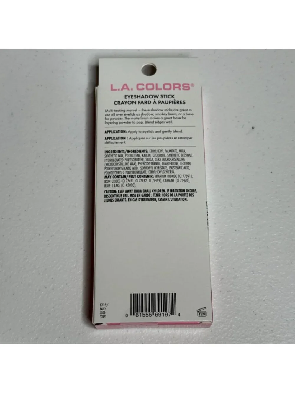 LA Colors Eyeshadow Stick Intuition Matte 2 Pack Cream Shadow New